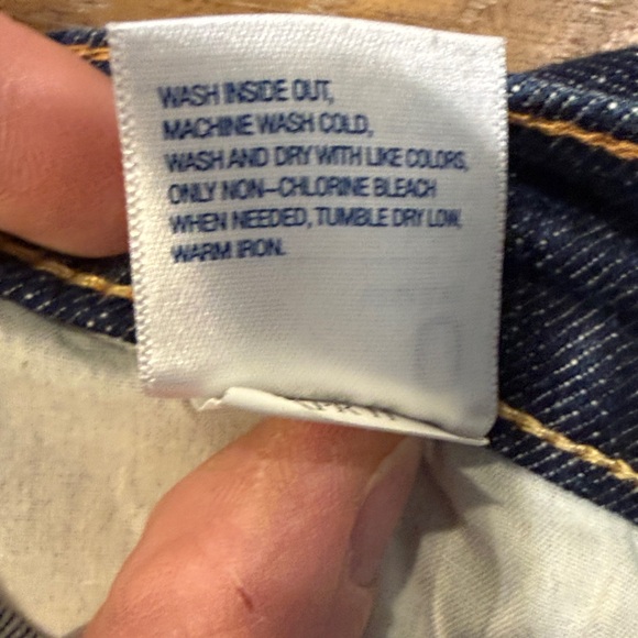 Old Navy Dark Blue Straight Leg Jeans - Picture 7 of 7